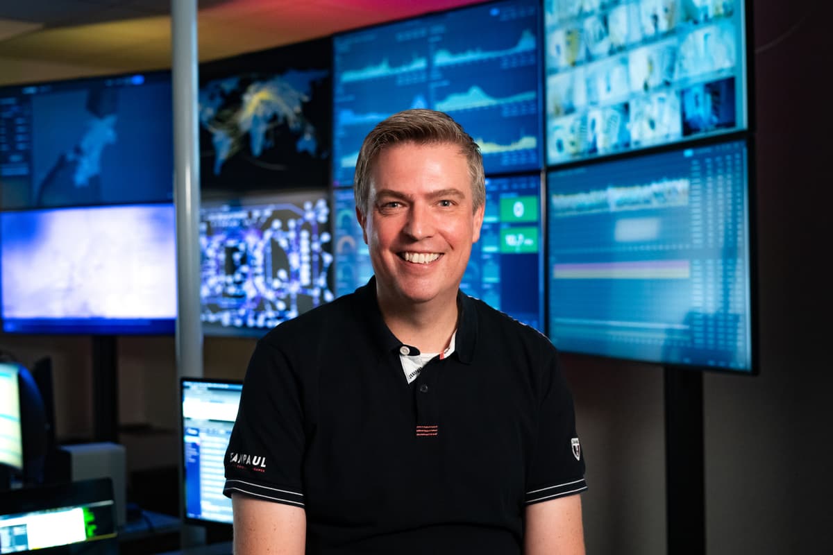 Christian Jensen på besøk hos NOCen i NTE Christian Jensen på besøk hos NOCen i NTE