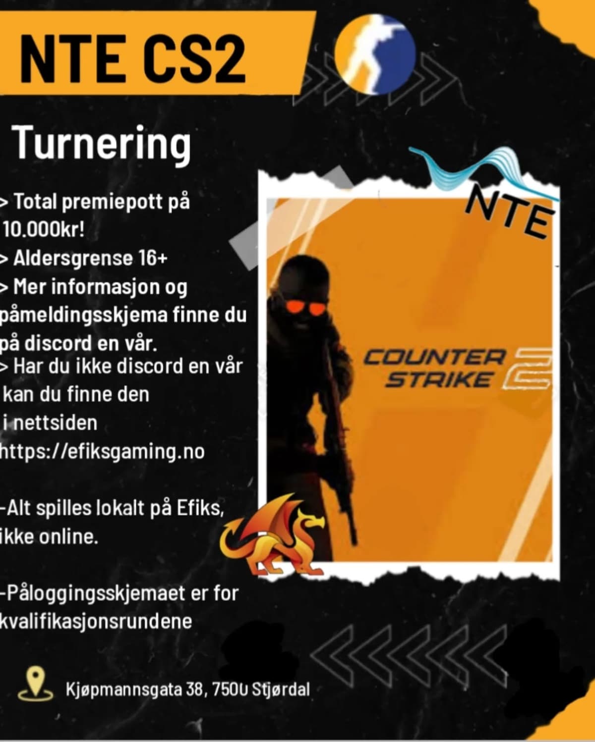 eFIKS Gaming NTE CS2-Turnering eFIKS Gaming NTE CS2-Turnering