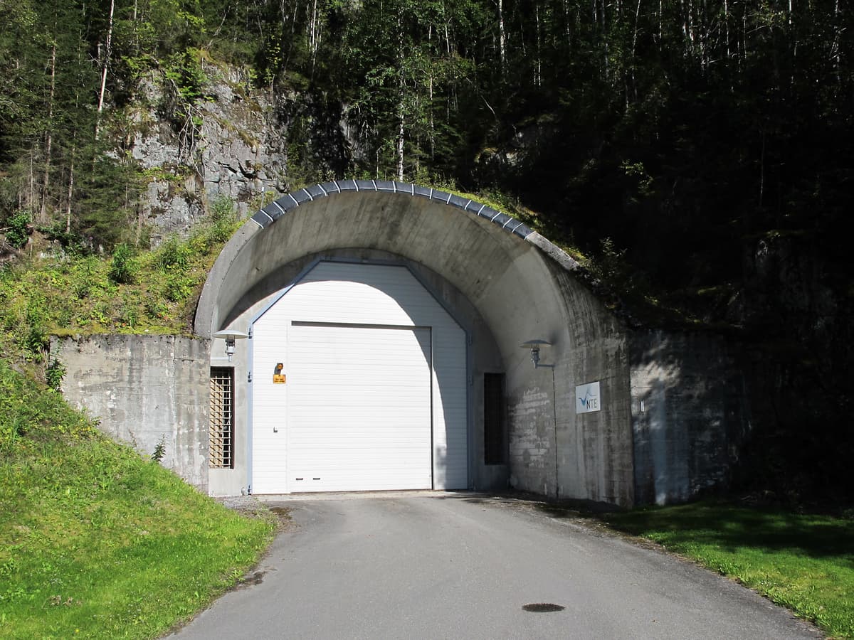 Porten til Bogna kraftverk Porten til Bogna kraftverk