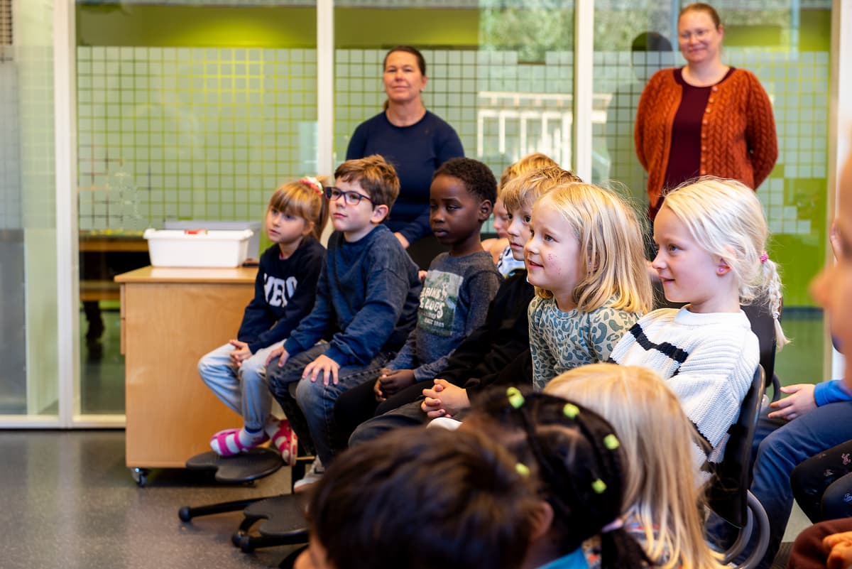 Førsteklassingene på Sakshaug Førsteklassingene på Sakshaug