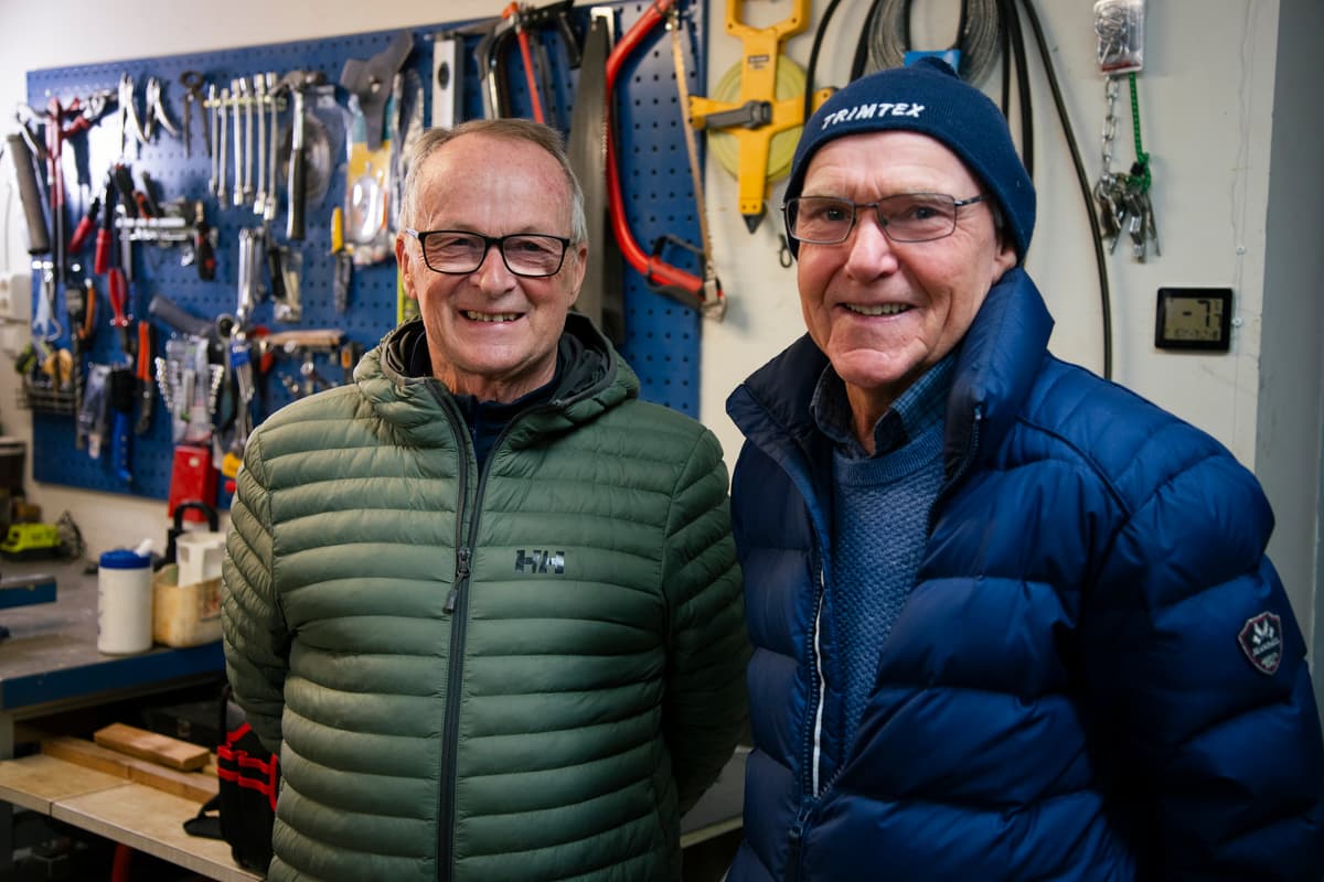 Dieter Manka og Tore Olsen To smilende menn