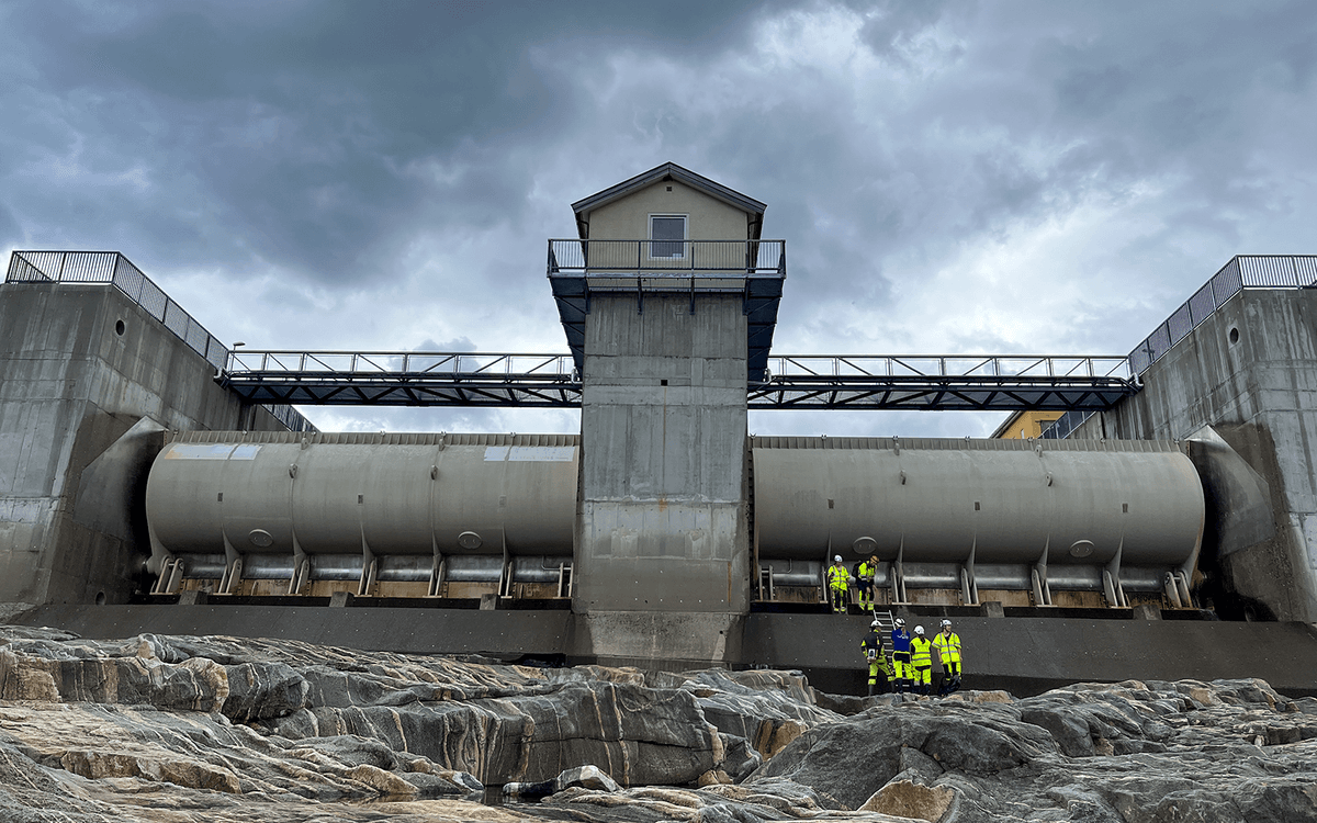 Åpenhetsloven og etiske retningslinjer Foto fra Revurderingsbefaring av dammen på Aunfoss kraftverk